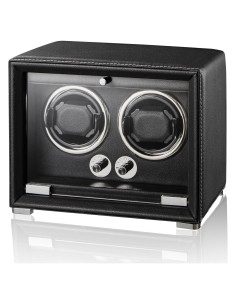 Enrollador de Relojes Automáticos KOHUDIS para 2-9 Relojes en Cuero