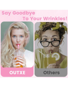 Popotes Antienvejecimiento Reutilizables OUTXE 6 Pcs 8 mm 2