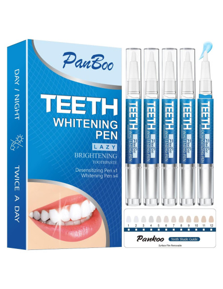 Bolígrafo Blanqueador de Dientes Garage Sale Pup - 5 Unidades, 70+ Usos, Sabor Menta