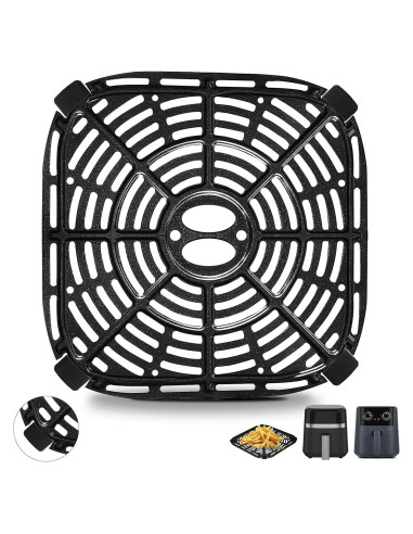 Sartén para Freidora de Aire BLACK+DECKER 20x20 cm Acero Inoxidable