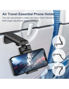 Soporte para Teléfono de Viaje Huogantom TV001 360 Ajustable 2