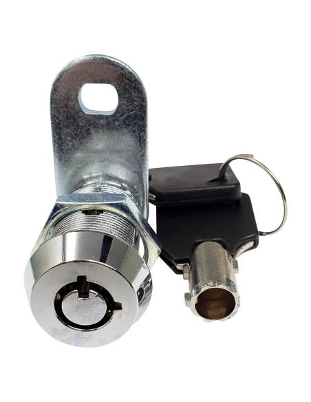 Cerradura Cam Tubular 25mm Admiral Locks Cromo 1 Unidad