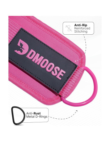 Correa de Tobillo DMoose para Máquina de Cable - Acolchado 8mm