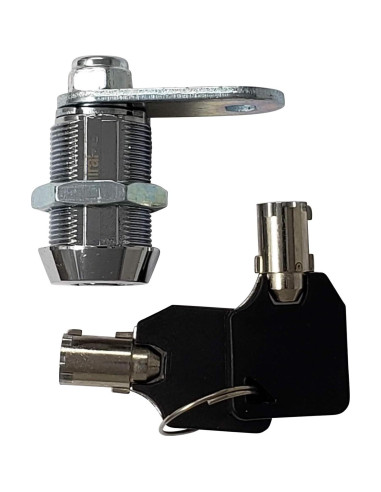 Cerradura Cam Tubular 25mm Admiral Locks Cromo 1 Unidad