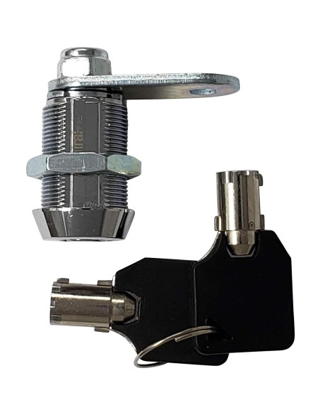 Cerradura Cam Tubular 25mm Admiral Locks Cromo 1 Unidad