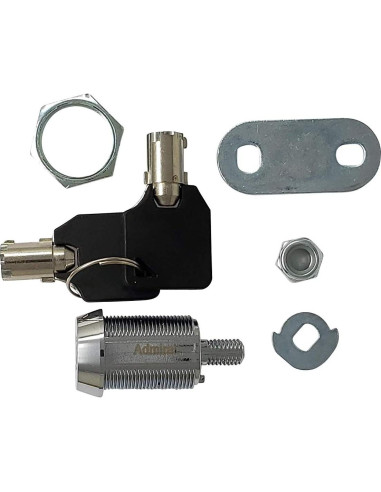 Cerradura Cam Tubular 25mm Admiral Locks Cromo 1 Unidad