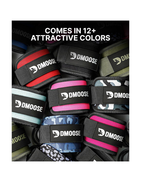 Correa de Tobillo DMoose para Máquina de Cable - Acolchado 8mm