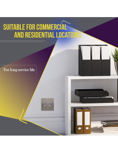 Enchufe Doble ENERLITES 61580-TR-NK 15A 125V Niquel