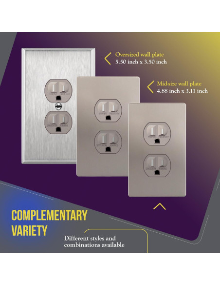 Enchufe Doble ENERLITES 61580-TR-NK 15A 125V Niquel