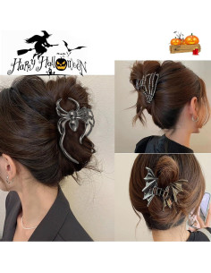 3 Clips de Pelo de Metal en Forma de Araña Parcce - 8.4 a 11.2 cm 2