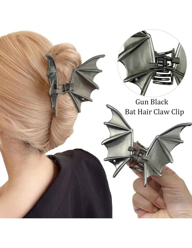 3 Clips de Pelo de Metal en Forma de Araña Parcce - 8.4 a 11.2 cm