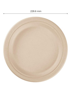 Platos de Papel Compostables Karat Earth 9" - Paquete de 500 2