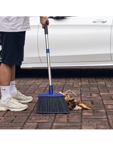 Escoba Angular Pesada KeFanta 6 Paquete Azul 135 cm