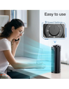 Ventilador Torre Grelife 34.5 cm Control Remoto 3 Velocidades 2