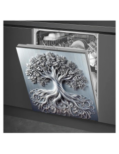 Cubierta Magnética para Lavavajillas BlissYard 58x66 cm Árbol de la Vida