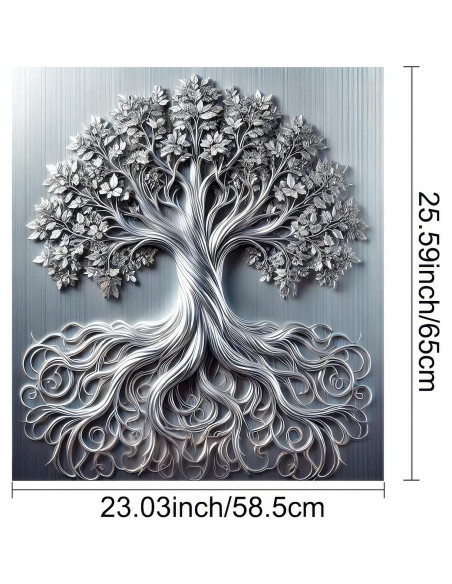 Cubierta Magnética para Lavavajillas BlissYard 58x66 cm Árbol de la Vida
