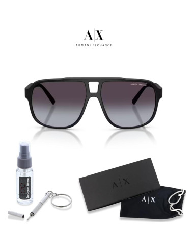 Gafas de sol rectangulares Armani Exchange AX4104S para hombres