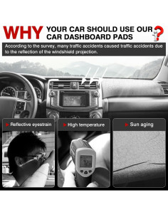 Cubierta de tablero Autorder para Toyota 4Runner 2010-2024 2