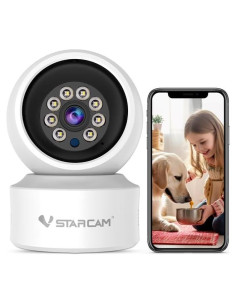 Cámara de Seguridad VSTARCAM 1080P HD, Visión Nocturna Color