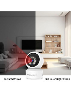 Cámara de Seguridad VSTARCAM 1080P HD, Visión Nocturna Color 2