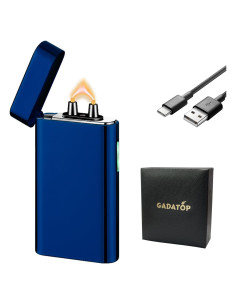 Encendedor Eléctrico Recargable GADATOP Plasma Azul