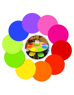 10 Puntos de Borrado en Seco Xuyyicao 28 cm Multicolor