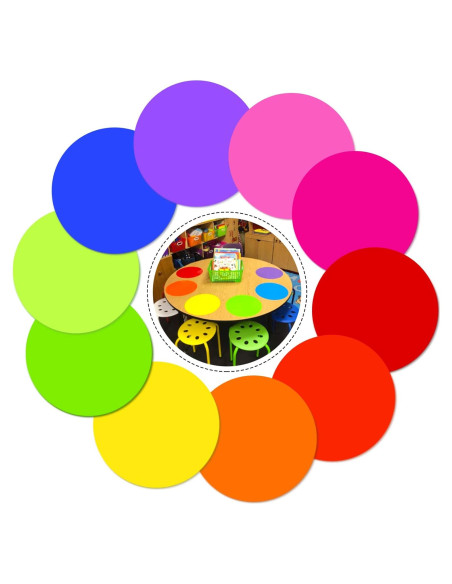 10 Puntos de Borrado en Seco Xuyyicao 28 cm Multicolor