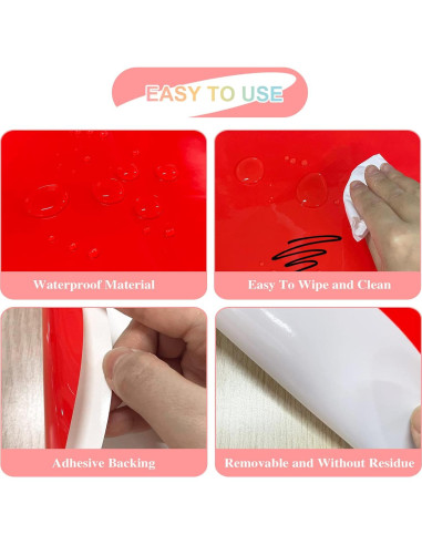 10 Puntos de Borrado en Seco Xuyyicao 28 cm Multicolor