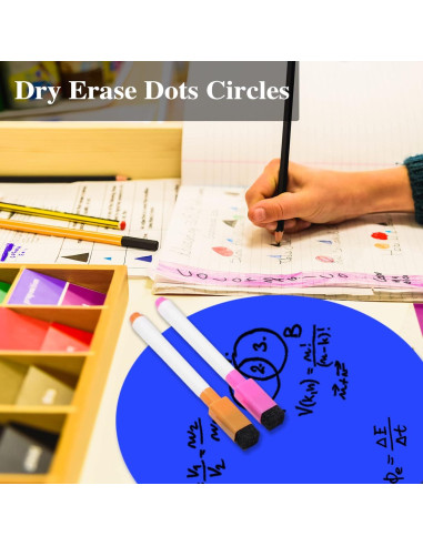 10 Puntos de Borrado en Seco Xuyyicao 28 cm Multicolor