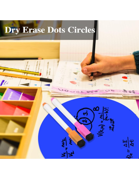 10 Puntos de Borrado en Seco Xuyyicao 28 cm Multicolor