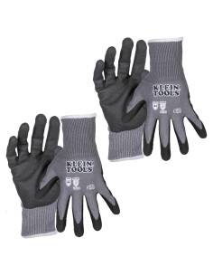 Guantes de Trabajo Klein Tools 60587, Nitrilo A4, 2 Pares