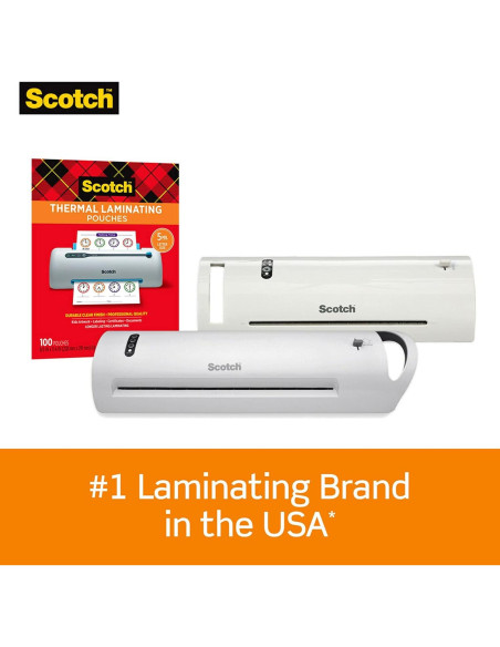 Fundas de Laminado Térmico Scotch 3 Mil Tamaño Carta 200/Paq