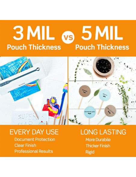 Fundas de Laminado Térmico Scotch 3 Mil Tamaño Carta 200/Paq