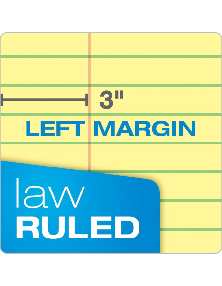 Bloc de Hojas Dobles Ampad 20-245 Legal Amarillo 100 Hojas