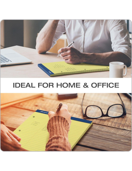 Bloc de Hojas Dobles Ampad 20-245 Legal Amarillo 100 Hojas