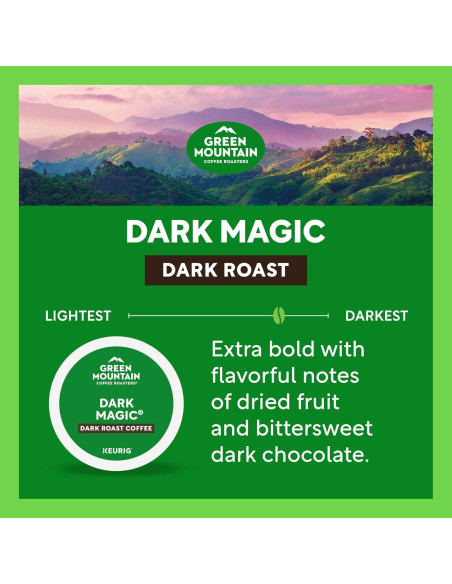 Cafés K-Cup Magia Oscura Verde Montaña 96 Unidades Tueste Oscuro