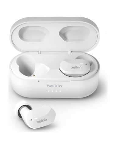 Auriculares Inalámbricos Belkin SoundForm, Bluetooth IPX5, Blanco