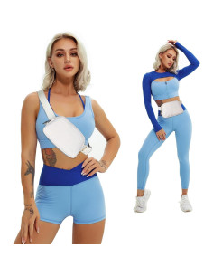 Riñonera Unisex MELCOU Beige - Bolsa de Cintura Ajustable 220g 2