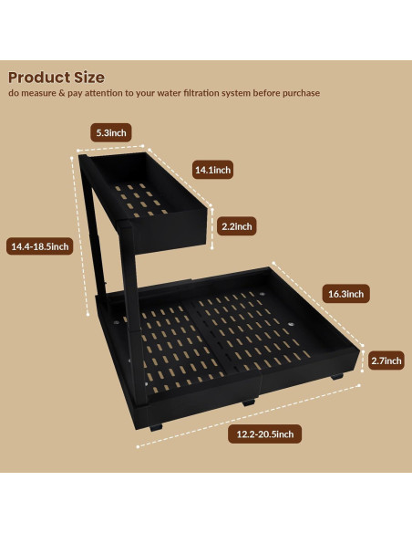 Organizador Expandible Maywise 2 Niveles para Fregadero 41.4 cm