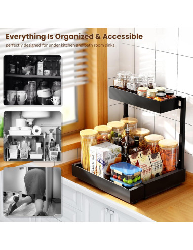 Organizador Expandible Maywise 2 Niveles para Fregadero 41.4 cm