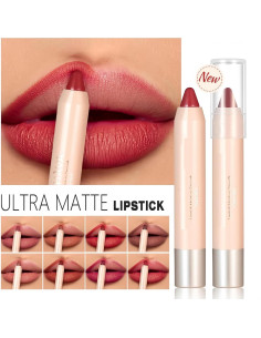 Delineador de Labios Mate Melemando 8 Colores Alta Pigmentación 2