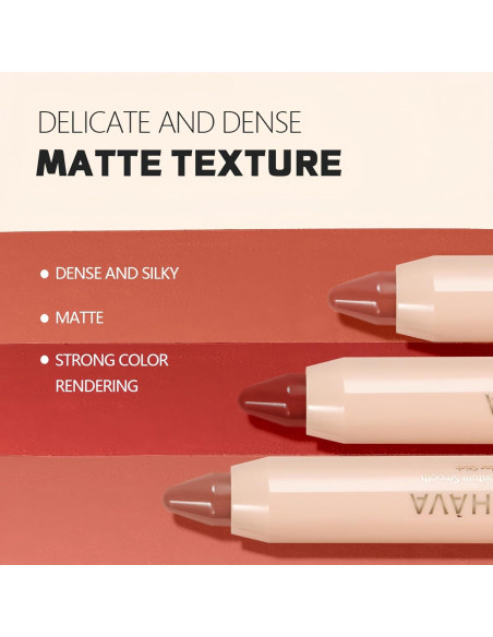 Delineador de Labios Mate Melemando 8 Colores Alta Pigmentación