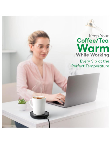 Calentador de Tazas Eléctrico Bulk Paradise 17W Automático Negro