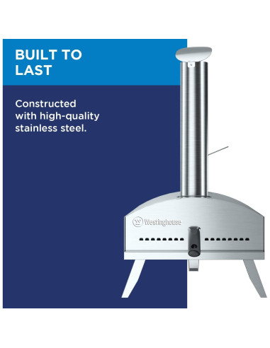 Horno de Pizza Portátil Westinghouse WBGLPO12AR de Pellet