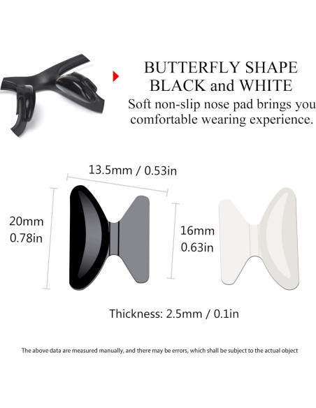 Almohadillas Nasales SooGree 8 Pares Silicona Antideslizante