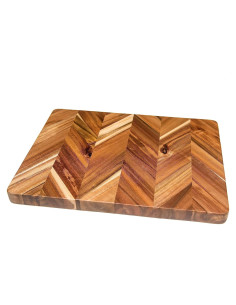 Tabla de Cortar Acacia Herringbone Lipper International 40.6x30.5 cm