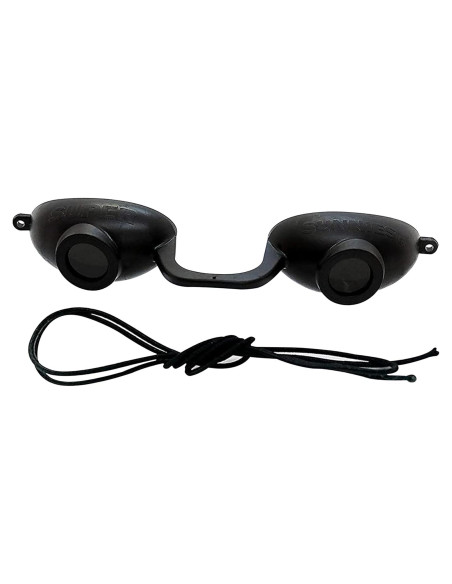 Gafas de Bronceado Super Sunnies Evo Flex UV Protección Negra