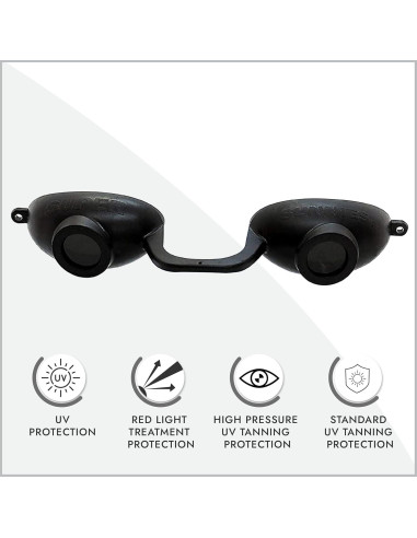 Gafas de Bronceado Super Sunnies Evo Flex UV Protección Negra