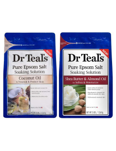 Sales de Epsom Dr Teal's 2.72 kg con Aceite de Coco y Almendra
