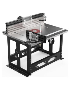 Mesa de Router Portátil MUWOOD 44.96x39.88cm Aluminio Negro